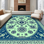 Vintage Floral Pendant Pattern Rug