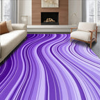 Amethyst Marble Swirl Abstract Rug