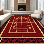 Geometric Medallion Contemporary Design Rug