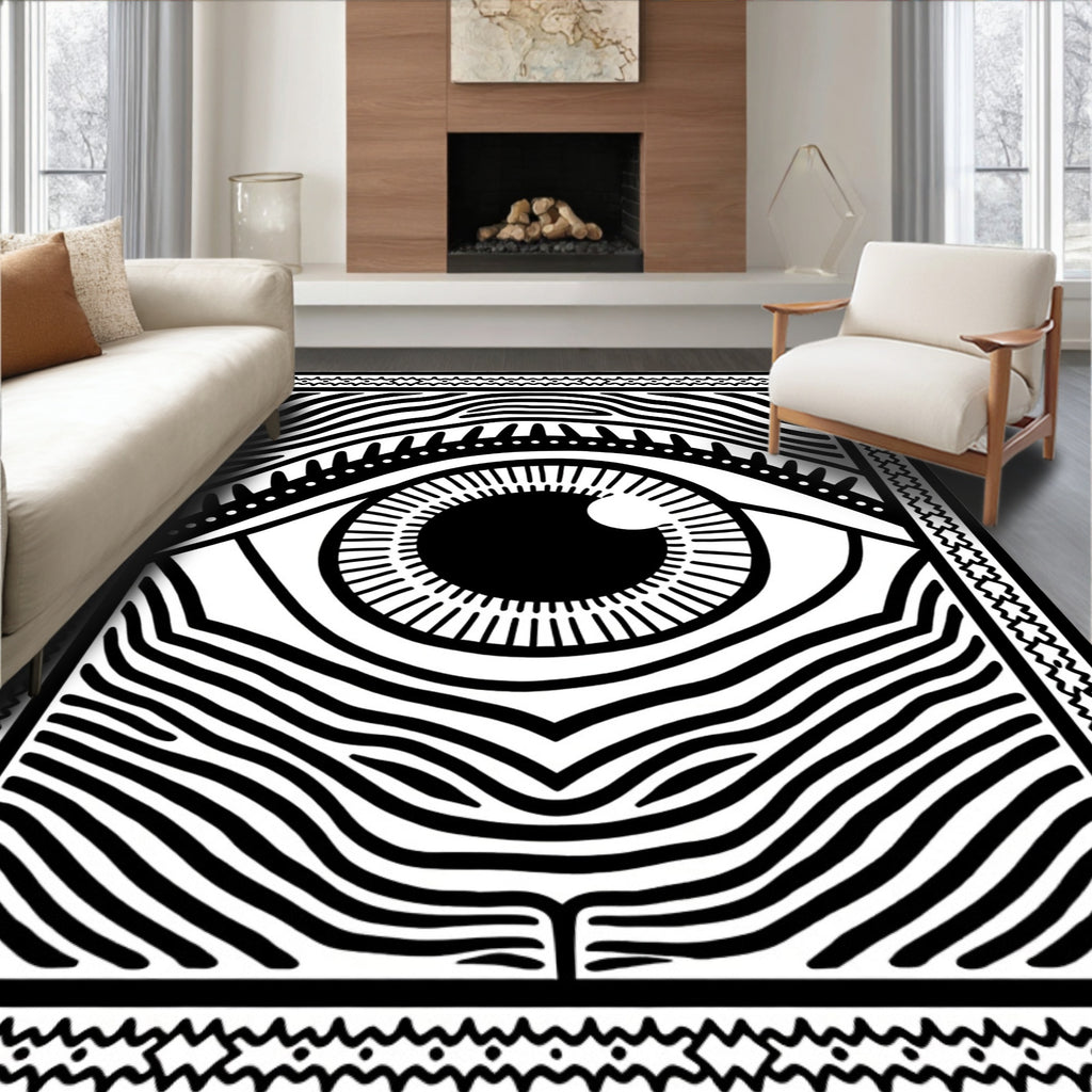 All Seeing Eye Graphic Design Rug