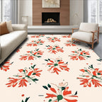 Whimsical Floral Pattern Rug