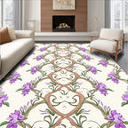 Flowering Vine Art Nouveau Pattern Rug