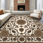 Intricate Floral Vine Symmetry Rug