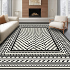 Monochromatic Geometric Border Rug