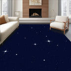 Night Sky Star Pattern Rug