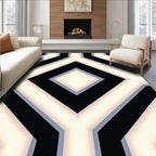 Sharp Geometric Diamond Pattern Rug