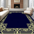 Art Deco Geometric Lines Rug