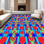 Bold Geometric Abstract Patterns Rug