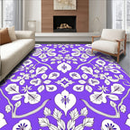 Bold Floral Vine Pattern Rug
