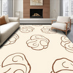 Minimalist Abstract Organic Pattern Rug