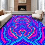 Vibrant Swirls Abstract Pattern Rug