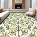 Art Nouveau Floral Pattern Rug