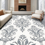 Classic Floral Swirls Pattern Rug