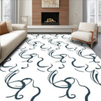 Abstract Swirls Pattern Rug