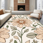 Vintage Floral Pattern Rug