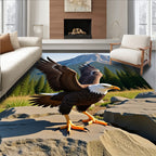 Majestic Eagle In Nature Design Rug