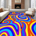 Vibrant Swirls And Shapes Rug