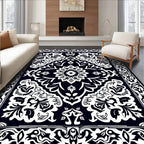 Classic Floral Mandala Patterned Rug