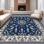 Navajo Inspired Floral Mandala Rug