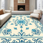 Classic Floral Art Deco Rug