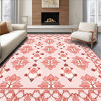Coral Floral Elegant Classic Pattern Rug