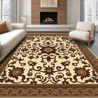 Classic Floral Scroll Pattern Rug
