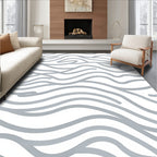 Winding Soft Line Pattern Rug