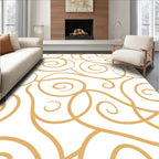 Classic Swirling Scroll Pattern Rug