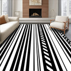 Bold Vertical Stripe Design Rug