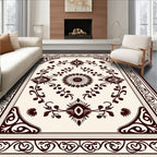 Antique Eye Blossom Border Rug