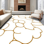 Organic Linked Circles Design Rug