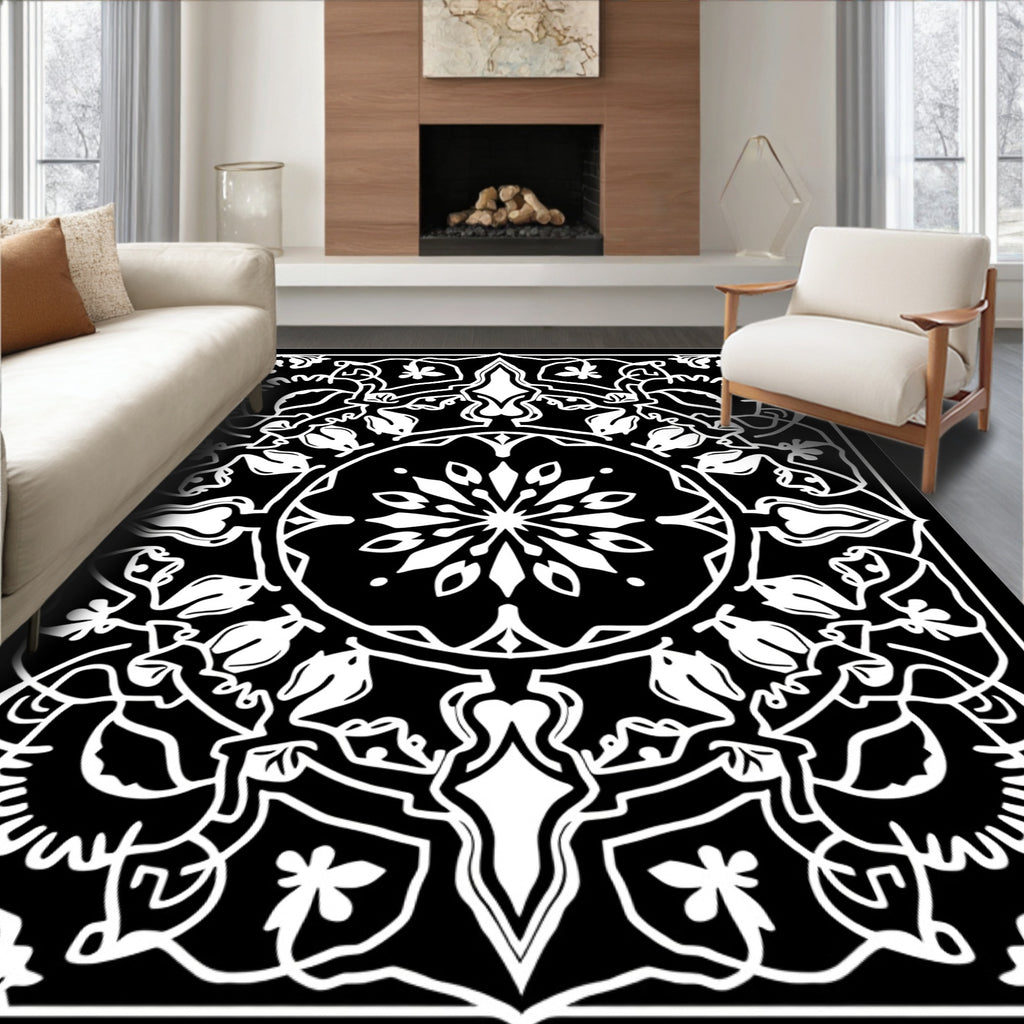 Mandala Floral Intricate Pattern Rug