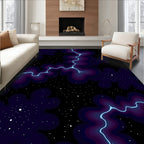 Cosmic Nebula With Starry Sky Design Rug
