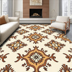 Traditional Floral Scrollwork Pattern Rug
