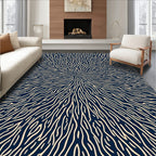 Abstract Branching Organic Pattern Rug