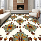 Vintage Floral Medallion Pattern Rug