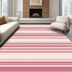 Striped Pattern In Pink Hues Rug