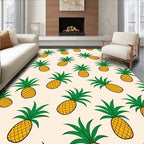 Sunny Tropical Pineapple Pattern Rug