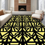Bold Geometric Lines Pattern Rug