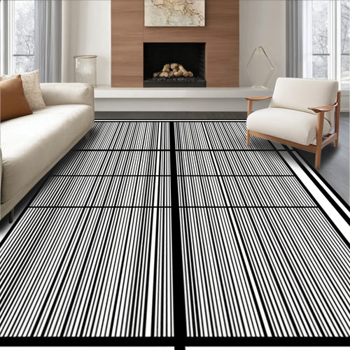 Abstract Stripe Pattern Design Rug