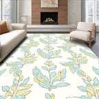 Botanical Branches Pastel Pattern Rug