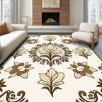 Vintage Floral Medallion Pattern Rug