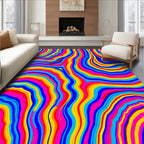 Vibrant Swirl Pattern Rug