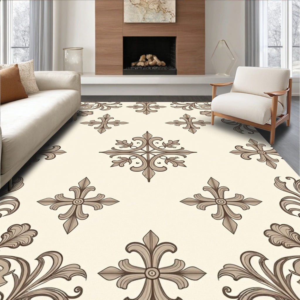 Classic Floral Motif Rug