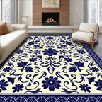 Classic Floral Scrollwork Pattern Rug