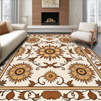 Floral Medallion Pattern Rug