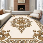 Ornate Floral Medallion Frame Pattern Rug