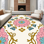 Floral Medallion With Accents Rug