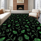 Lush Greenery Vine Pattern Rug