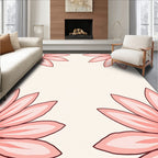 Retro Daisy Corner Pattern Rug